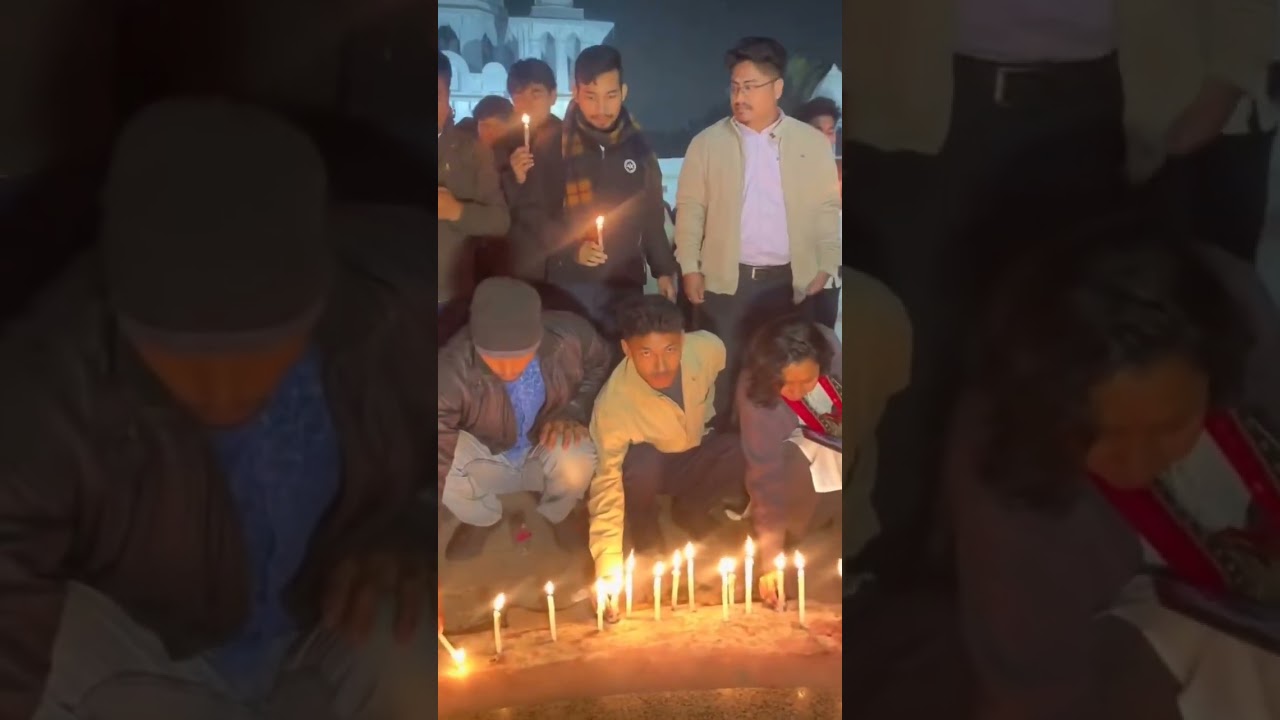 Candle march for angel chakma #Justice #angelchakma #everyone #love #viralvideo #peace