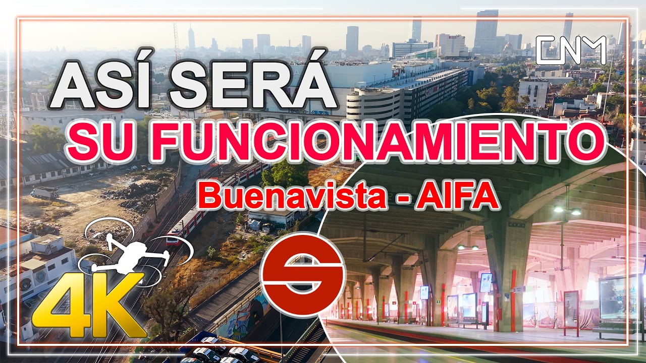 Ampliación de la Terminal Buenavista a punto de concluir para llegar al AIFA del tren suburbano