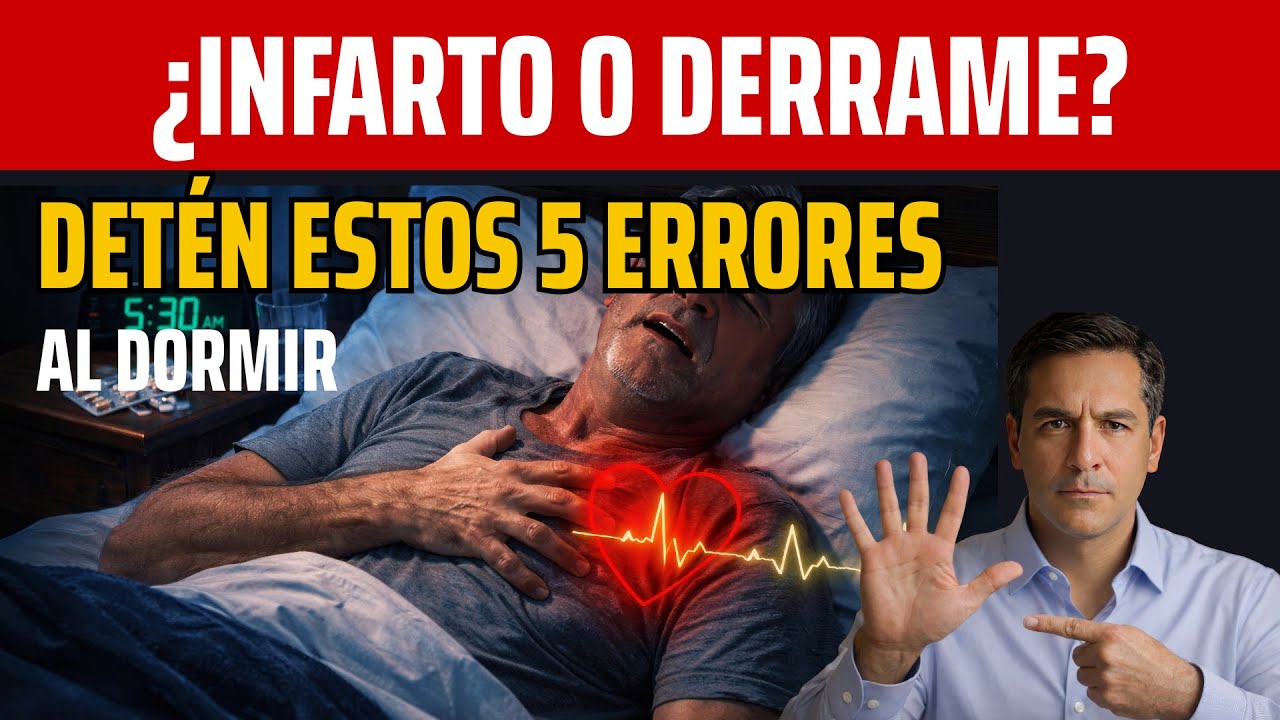 Cardiólogo Advierte: 5 Errores que Pueden Detener tu Corazón Mientras Duermes