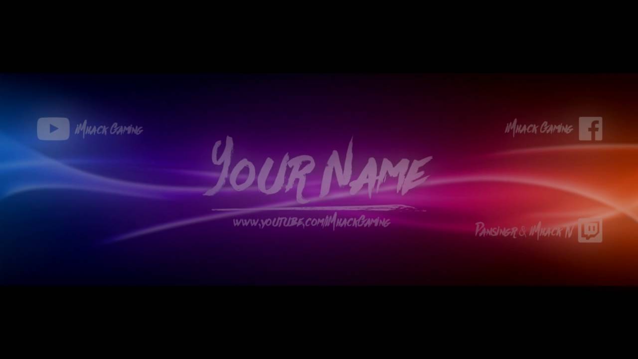 FREE RAINBOW TWITCH/TWITTER HEADER TEMPLATE