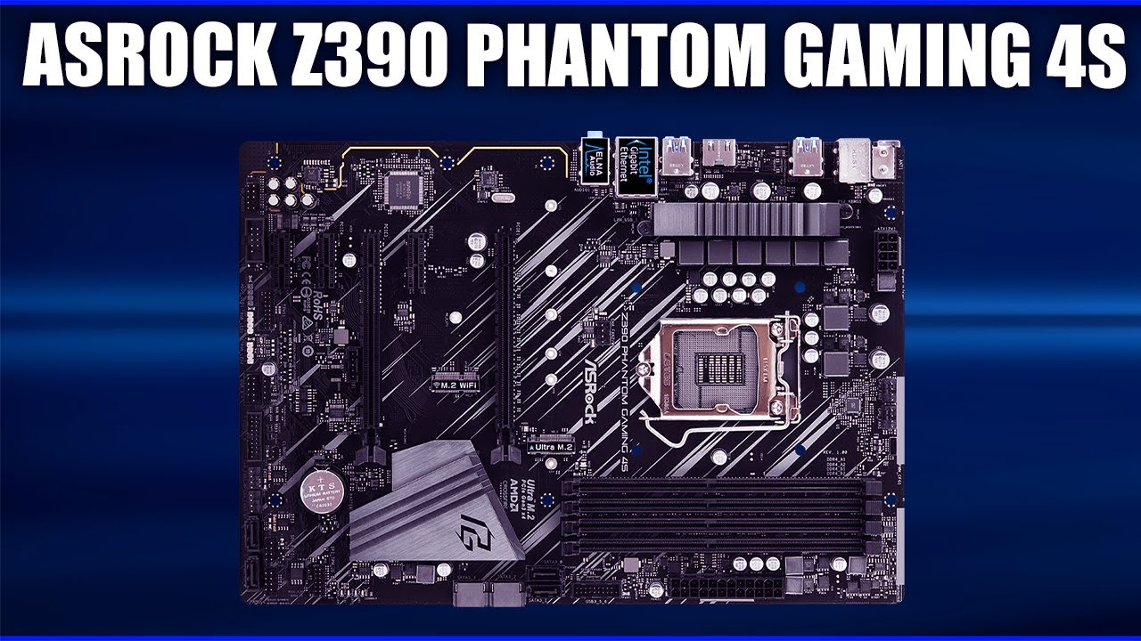 Материнская плата ASRock Z390 Phantom Gaming 4S