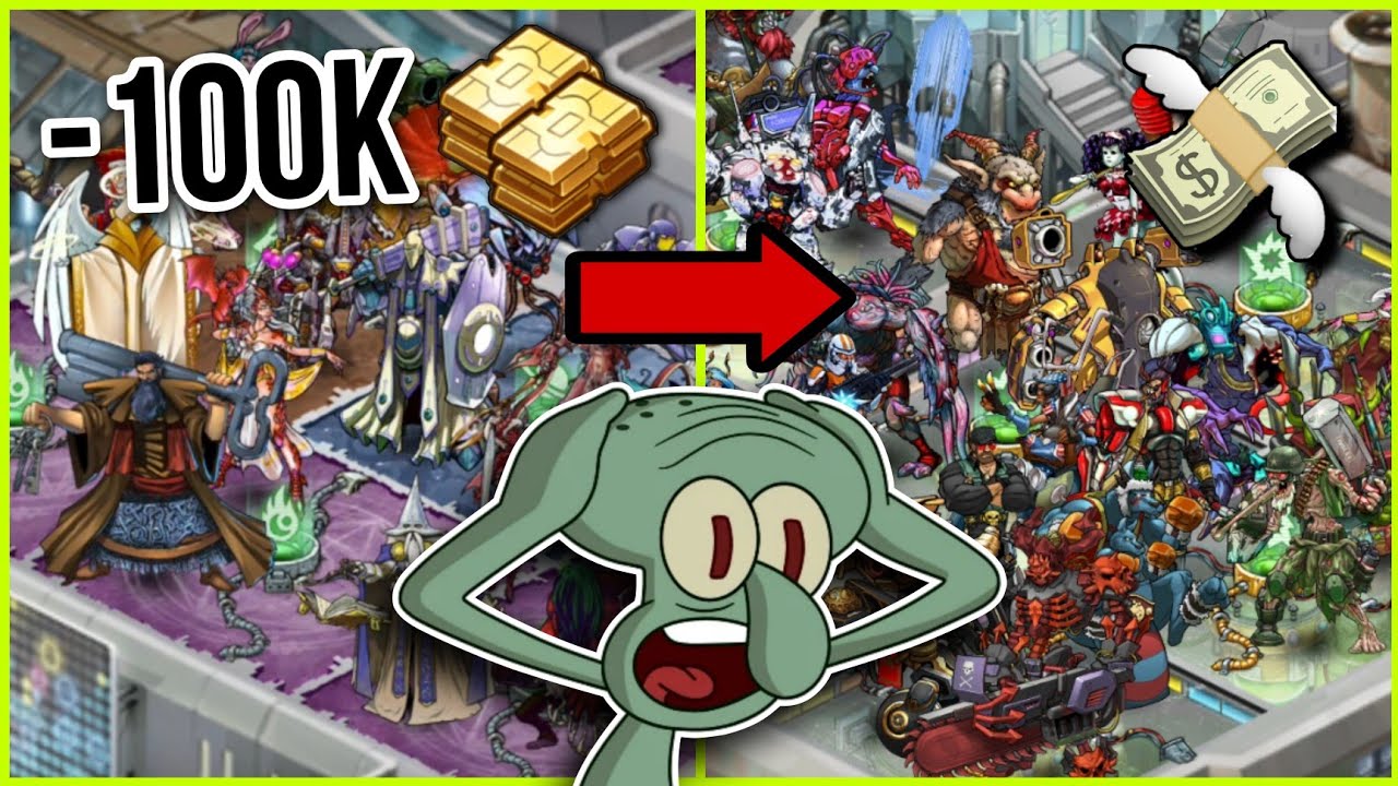 GASTAMOS 100 MIL DE ORO 🔥 MEJORANDO LA CUENTA ESTE SUSCRIPTOR 😱 - Mutants Genetic Gladiators