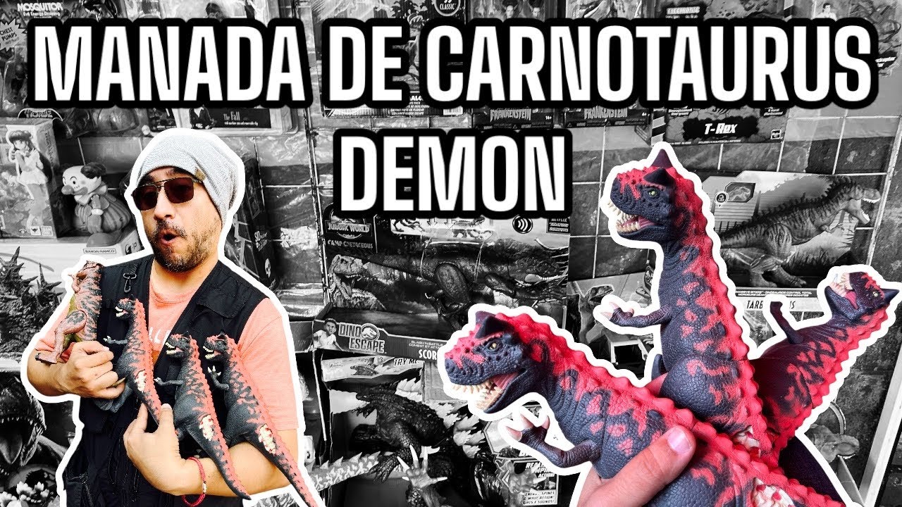 Hallazgo sabroso, Carnotaurus Demon de Jurassic Park de kenner