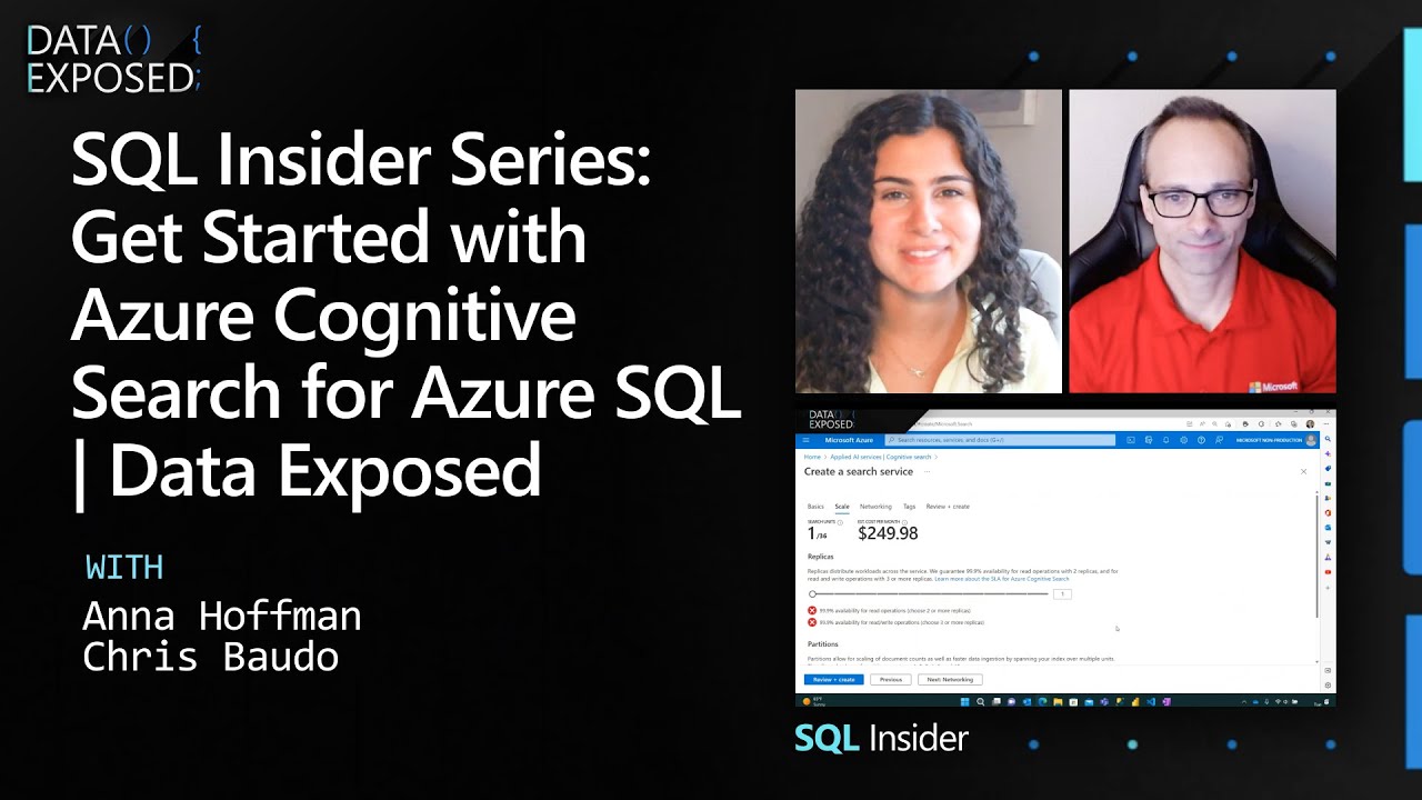 SQL Insider Series: Get Started with Azure Cognitive Search for Azure SQL | Data Exposed