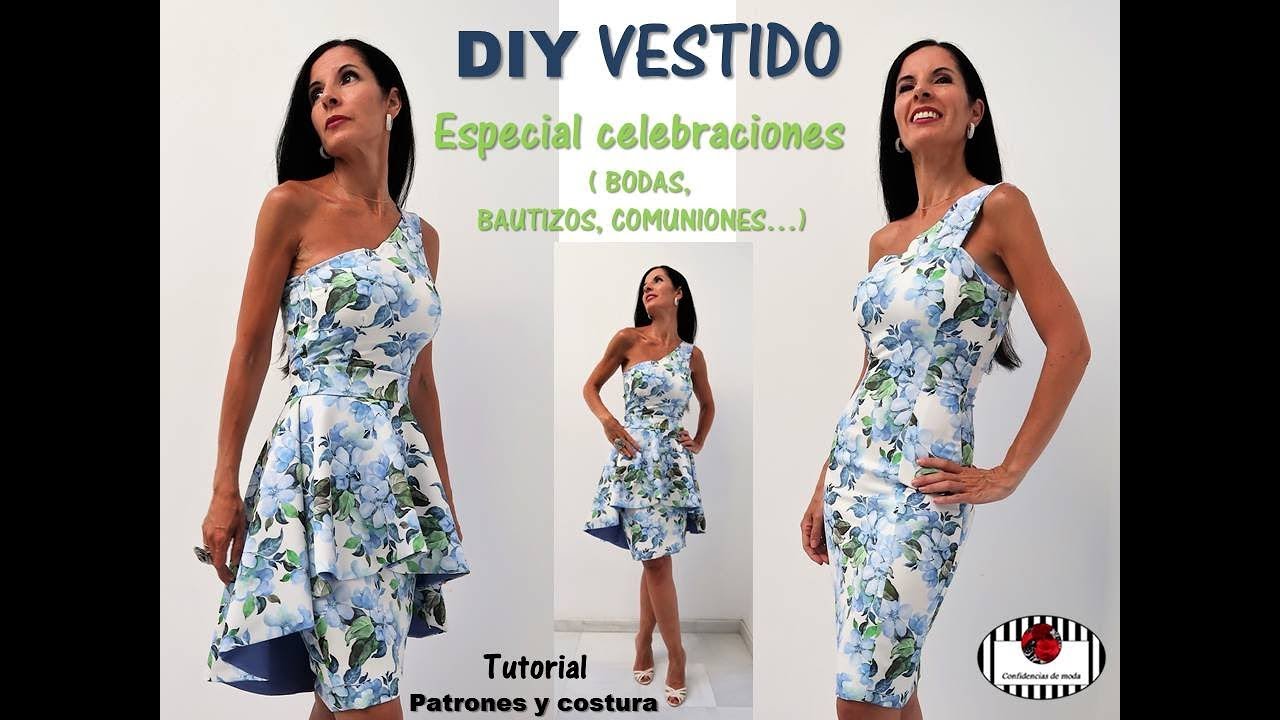 DIY Cómo hacer el vestido de fiesta más original y elegante. Patrones y costura
