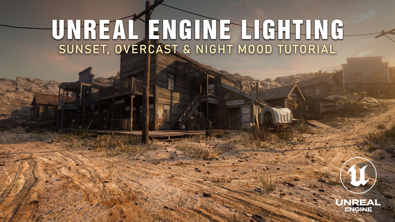 Мастер кинематографического освещения в Unreal Engine 5 | Бесплатный файл проекта