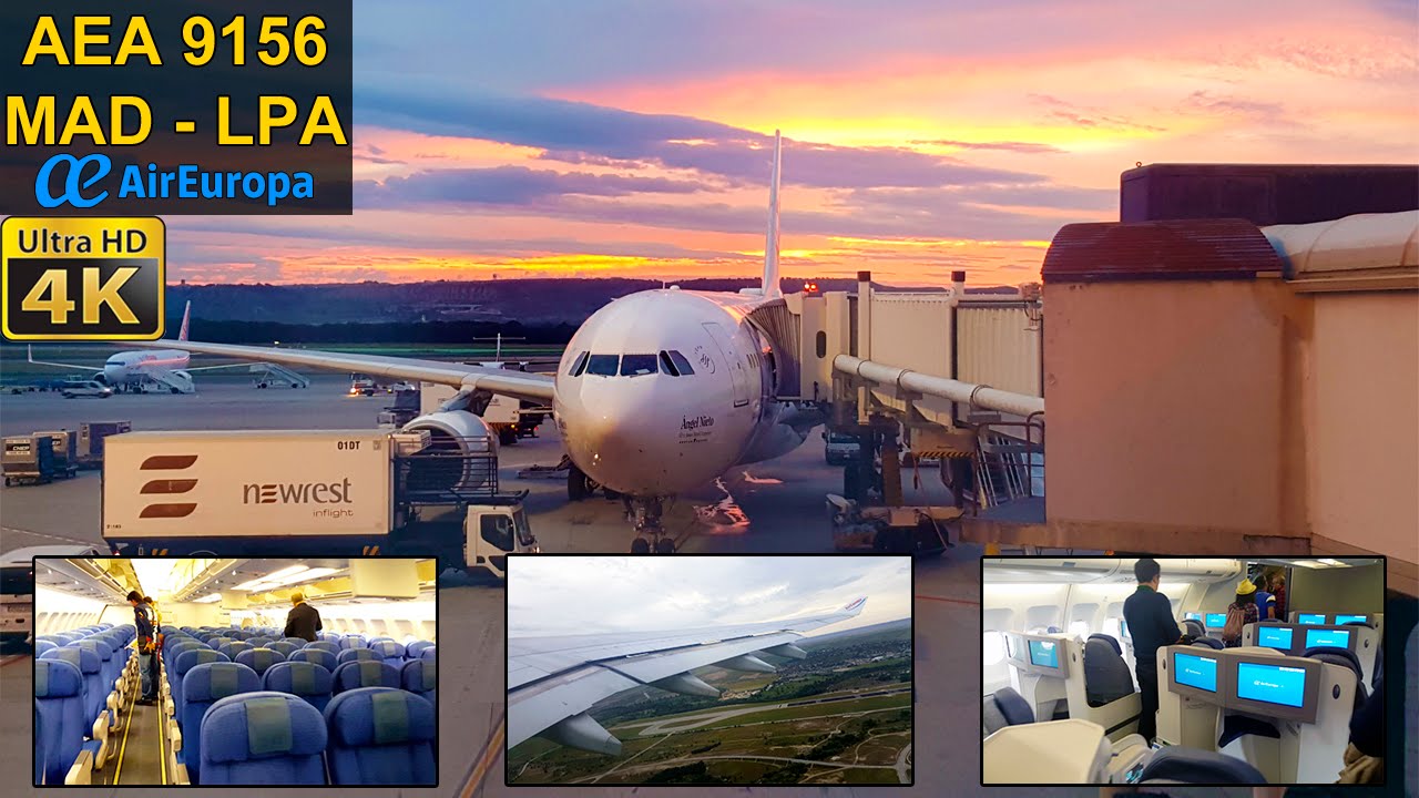 FLIGHT EXPERIENCE | Madrid - Gran Canaria | AIR EUROPA A330