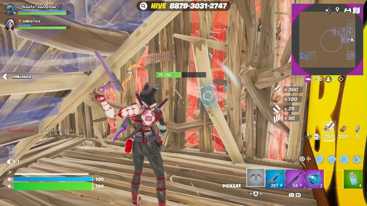 Fortnite 4v4 box PvP part 7