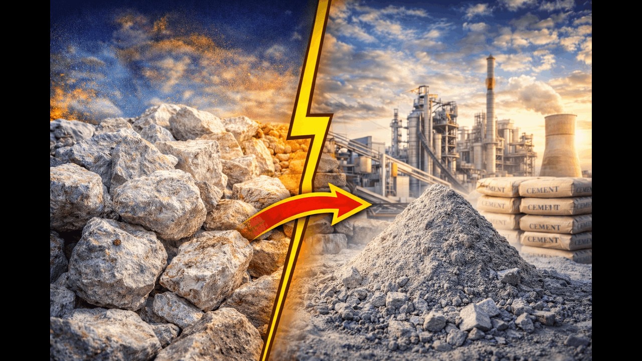 How Stones Turn Into Cement – You Won’t Believe This Process!