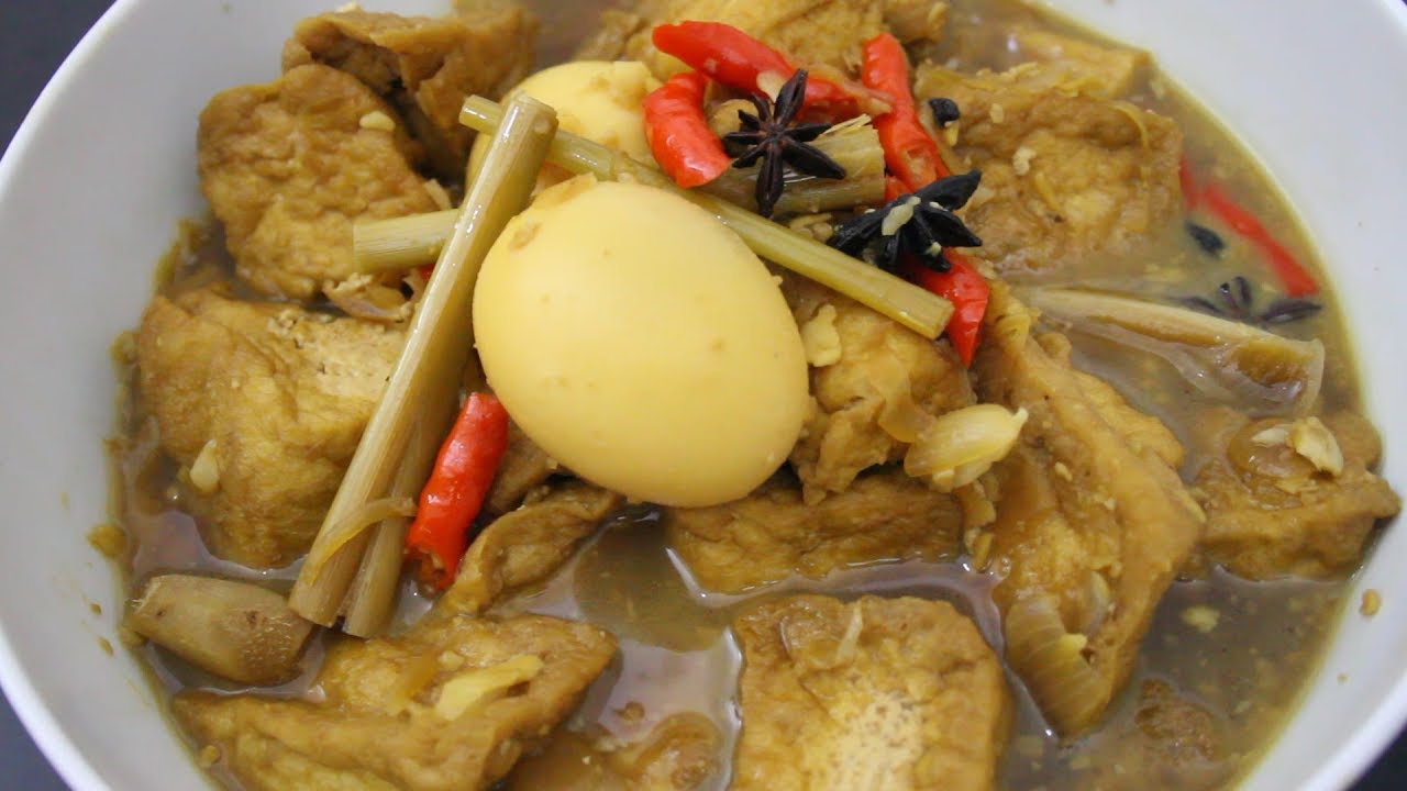 Resep SEMUR TAHU TELOR