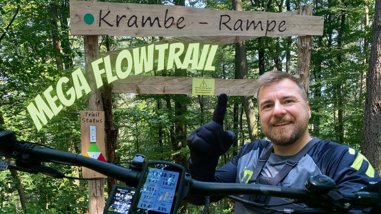 Dieser MTB Trail ist mal richtig flowig | Krambe Rampe | Flowtrails Mosbach 2023