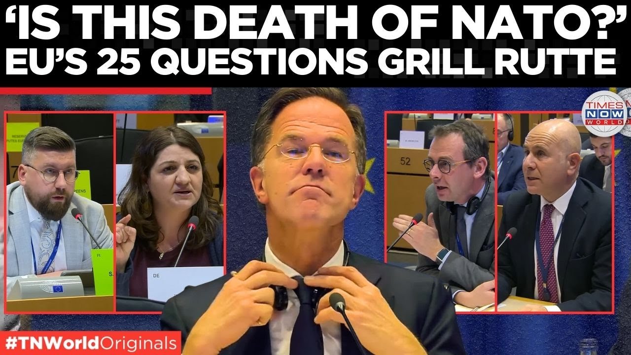 NATO BOSS GRILLED: Angry EU Lawmakers Call Out Rutte Over Trump Appeasement