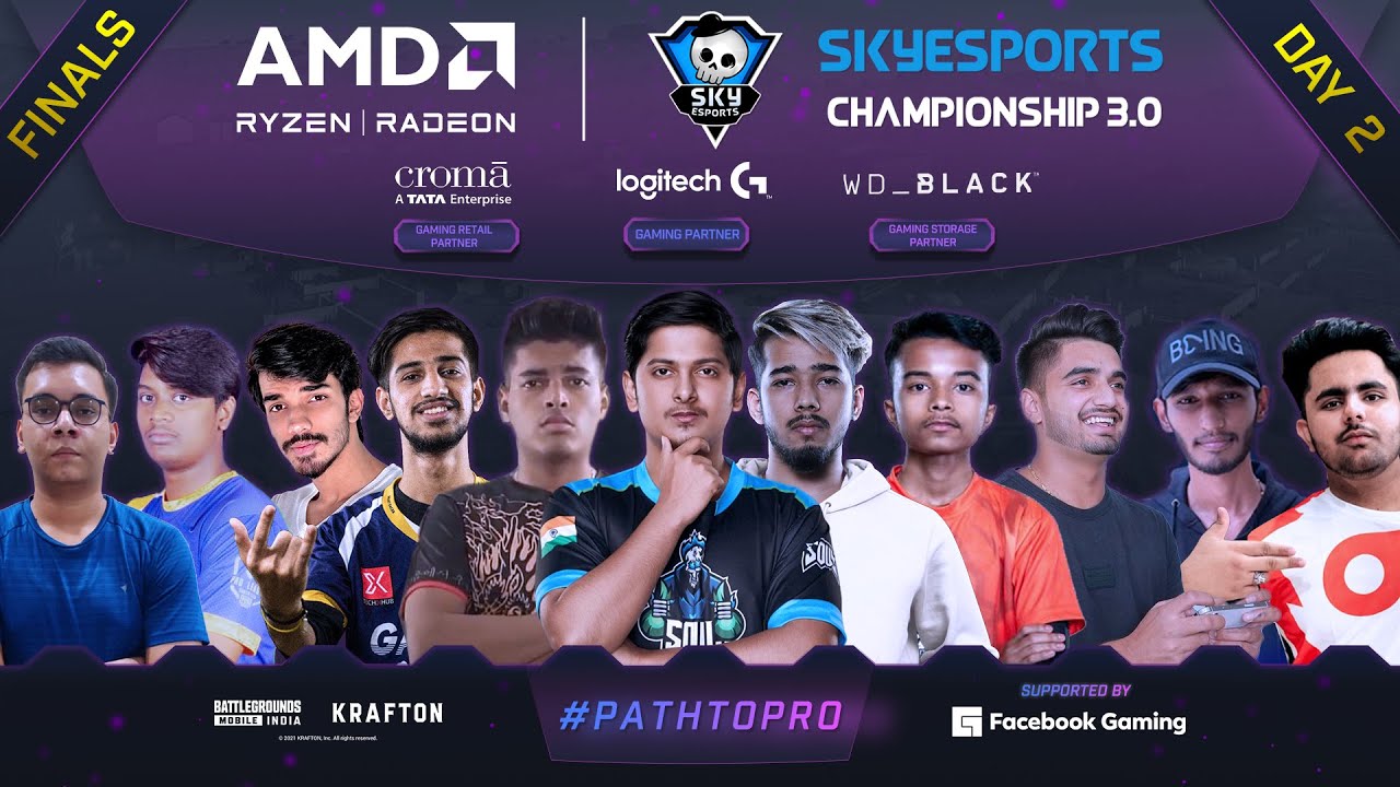 | Hindi | AMD Ryzen Skyesports Championship 3.0 | BGMI Grand Finals | Day 2 | Soul, GodLike, IND,TSM