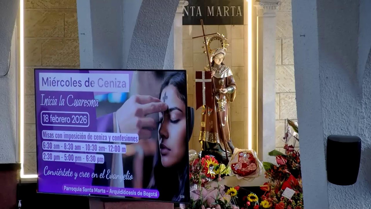 Lunes 16 de febrero 2026. Misa Gregoriana 7:00 am