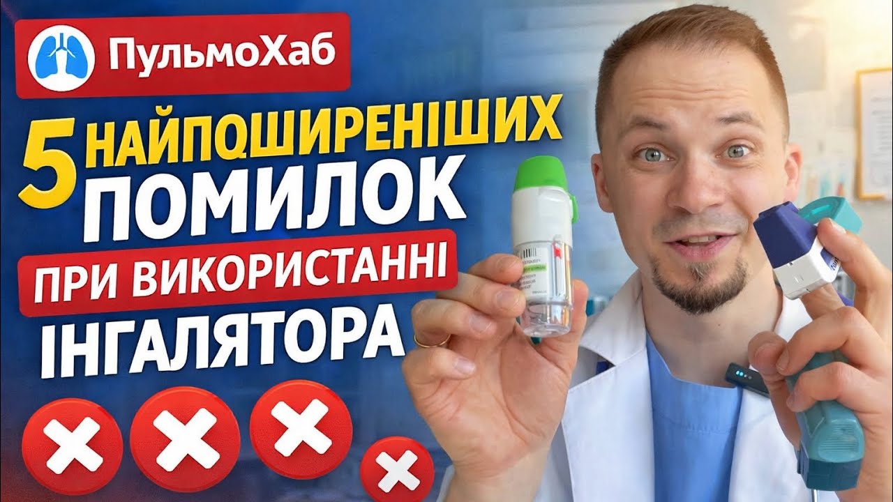 5 найпоширеніших помилок при використанні інгалятора 