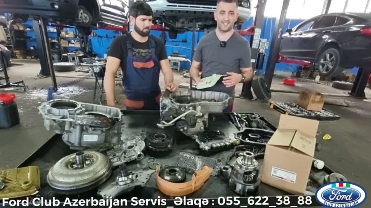 Ford fusion sürətlər qutusunda(karobka) yağ və filterin tam izahlı şəkildə dəyişilməsi prosesi