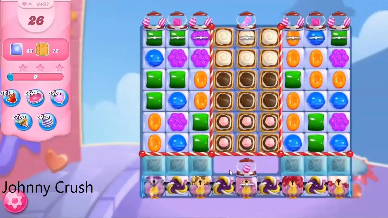 Candy Crush Saga LEVEL 6497 NO BOOSTERS