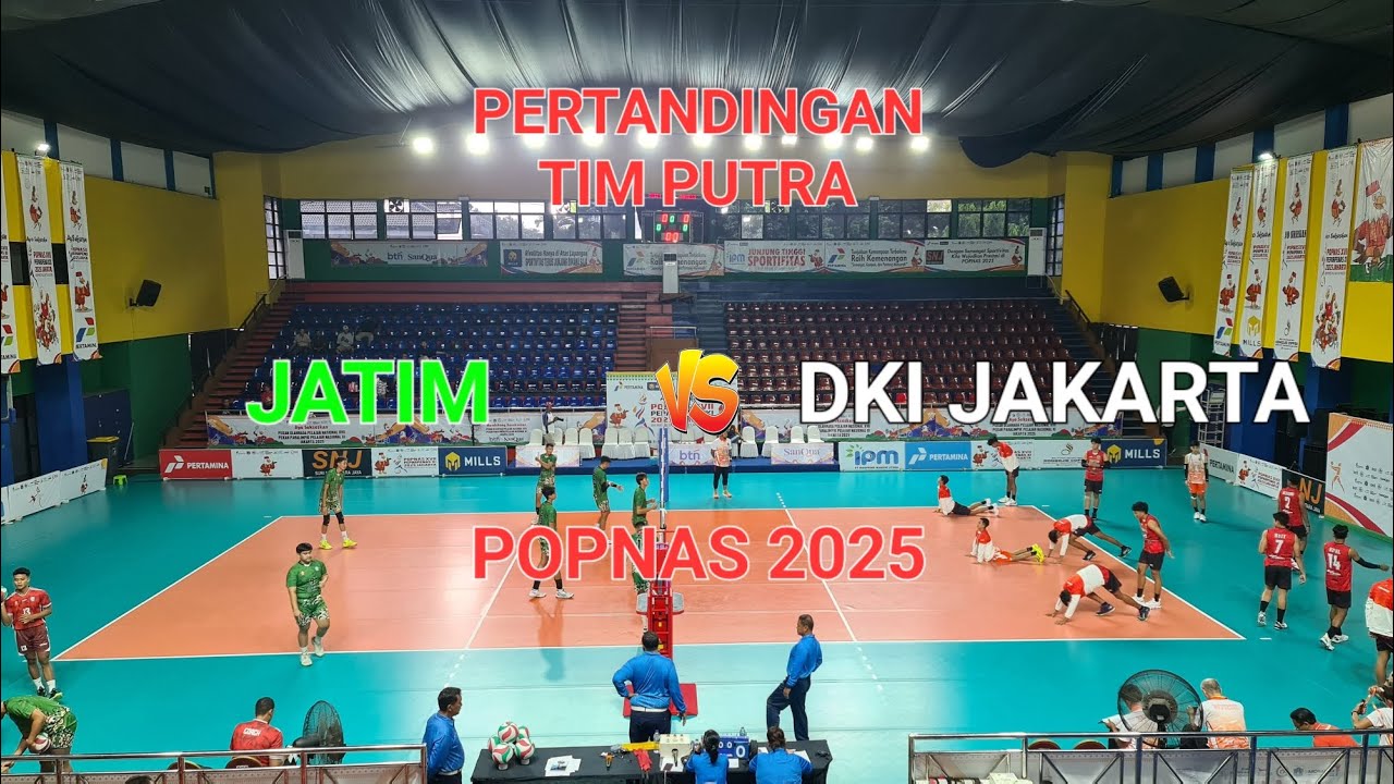 PERTANDINGAN TIM PUTRA DKI JAKARTA Vs JATIM || POPNAS 2025
