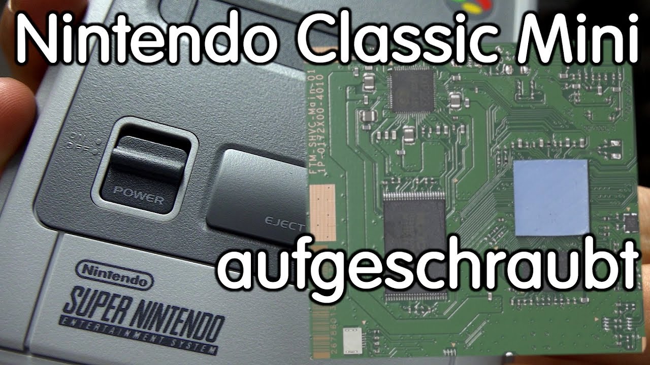 🕹SNES Classic Mini opening 🛠 Spielkonsole aufgeschraubt [Deutsch] #nintendo #classicmini