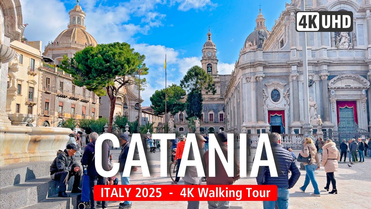 Пешеходная экскурсия по КАТАНИЯ 🇮🇹 🌋 