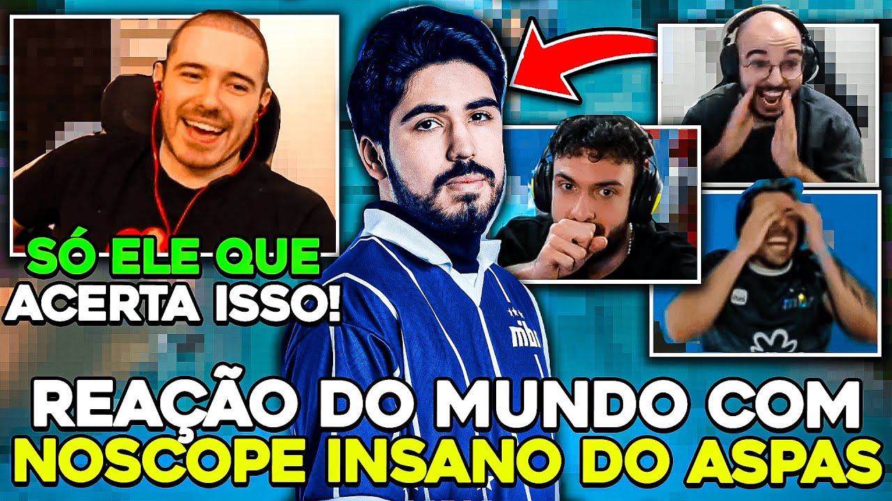 ASPAS CHOCOU o MUNDO ACERTANDO um NO SCOPE INSANO! (só ele que consegue fazer isso!)