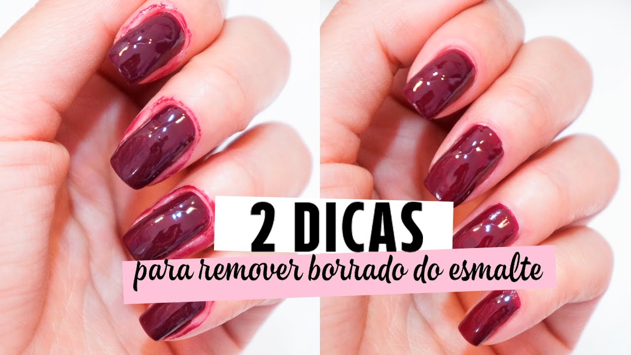 2 DICAS para remover BORRADO do esmalte - Por Carol Pires #VEDA