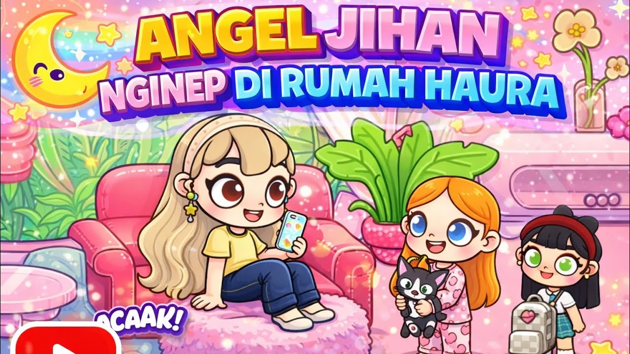 (AVATAR WORLD) ANGEL DAN JiHAN NGINEP DI RUMAH HAURA || DAN KETEMU SESUATU😱