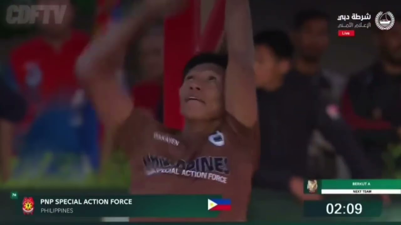 Team Philippines PNP SAF| Dubai SWAT CHALLENGE 2025| Day 5 Obstacle Course Event