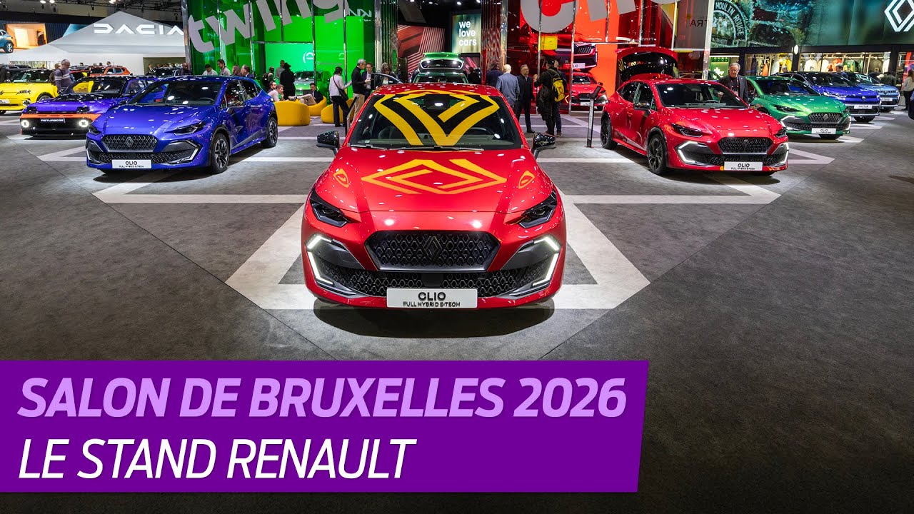 Salon de Bruxelles 2026. Le tour du stand RENAULT en vidéo