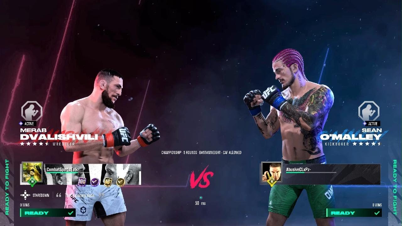 UFC 5 Merab Dvalishvili vs Sean O'Malley