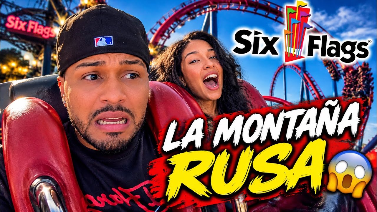 ¡CASI ME MUERO! 😱 24 Horas en SIX FLAGS con mi Hermana (Reto Extremo)