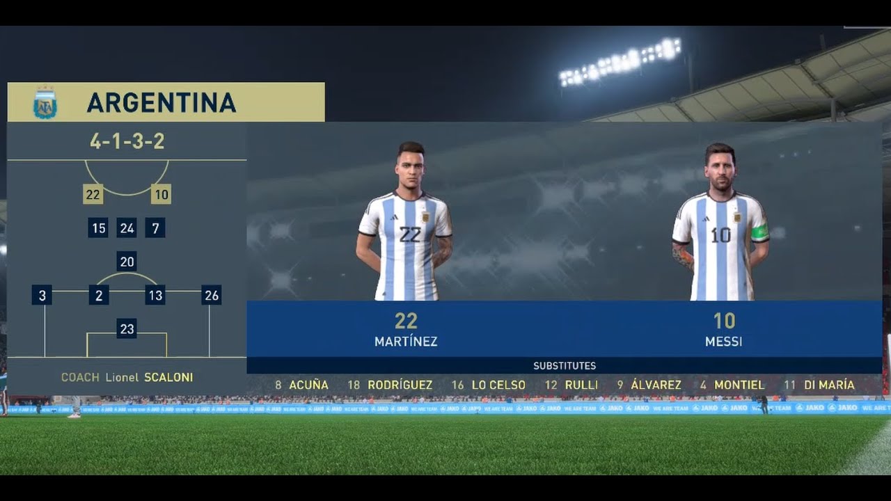 👑🇦🇷ARGENTINA (15X🏆)  VS 🇨🇦CANADA COPA AMERICA 2024 SEMI FINAL   LINEUP & PREDICTION IN FIFA 23