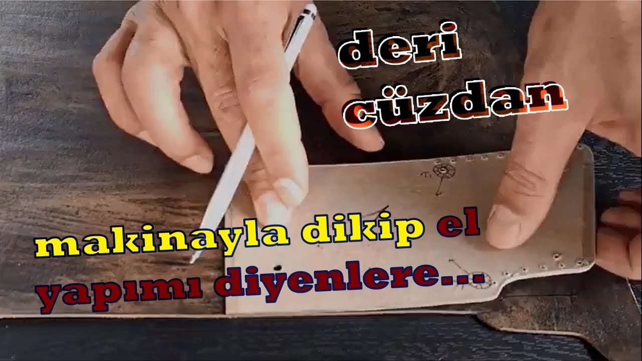 makinayla dikip elyapımı diyenlere..