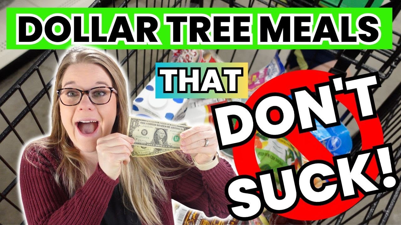 A Week of Dollar Tree meals that DONT SUCK | Emergency Grocery Budget Challenge |