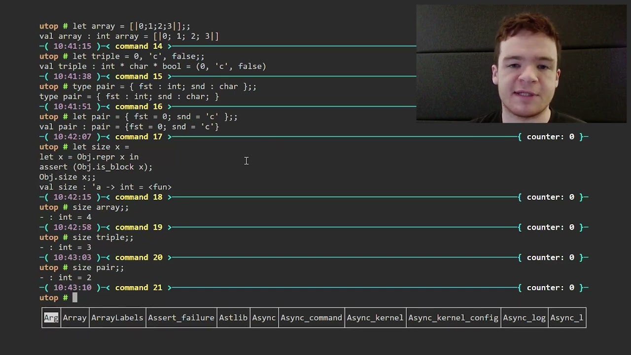 How OCaml Represents Values in Memory