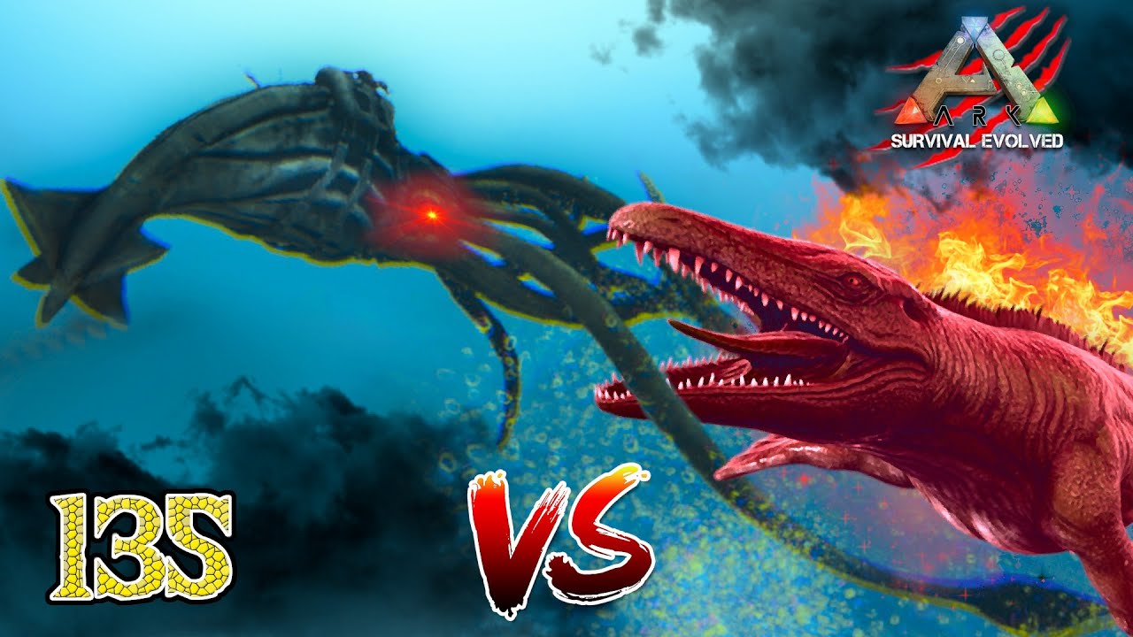 MON KRAKEN CONTRE LE MOSA ALPHA (MEILLEUR MONTURE DU JEU ?) [ARK Episode 135]