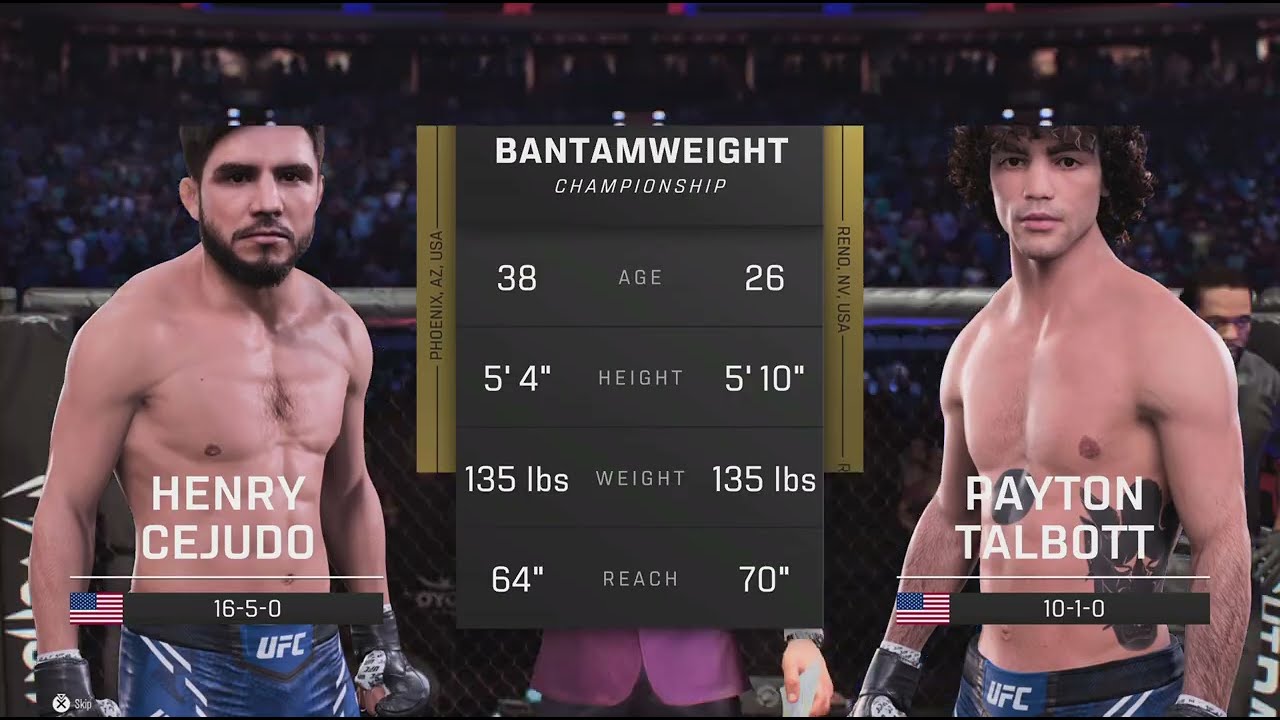 UFC 323 Henry Cejudo vs Payton Talbott Full Fight prediction