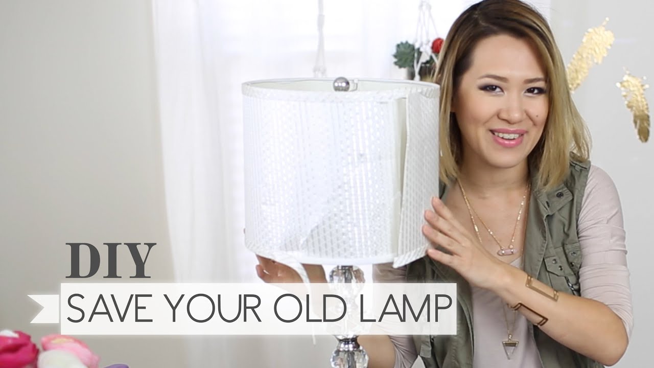 DIY: Recycle that Old Lamp &infin; Trash to Fab w/ AnneorShine