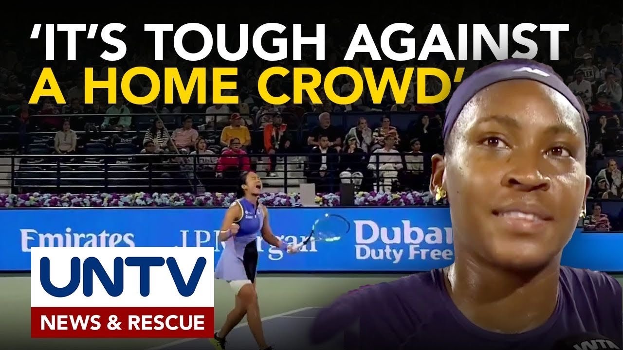 Alex Eala, umani ng paghanga ni Coco Gauff kahit nabigo sa laban