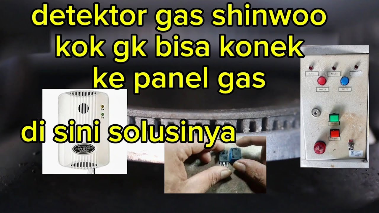 Membuat driver untuk menyalakan panel gas dari detektor shinwoo