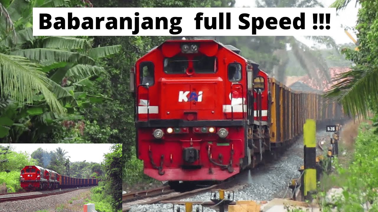 KA Babaranjang Full Speed di Prabumulih..
