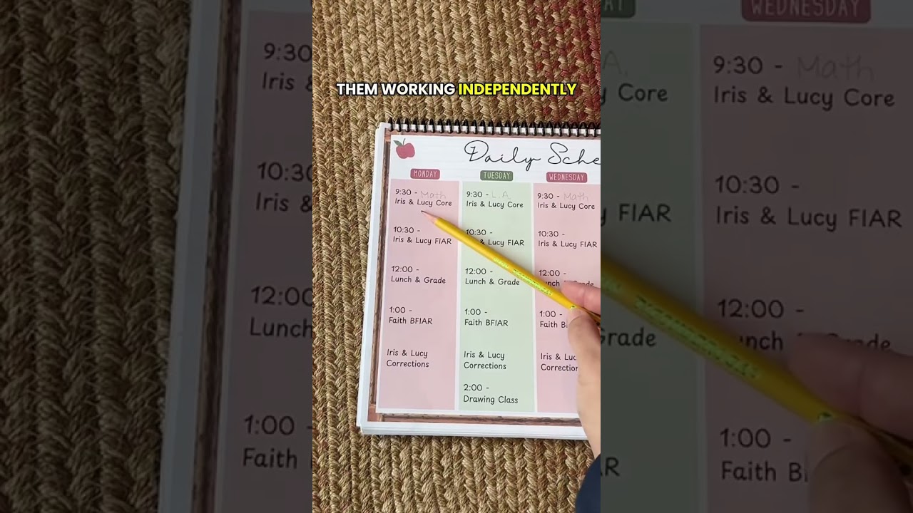 Our Homeschool Schedule