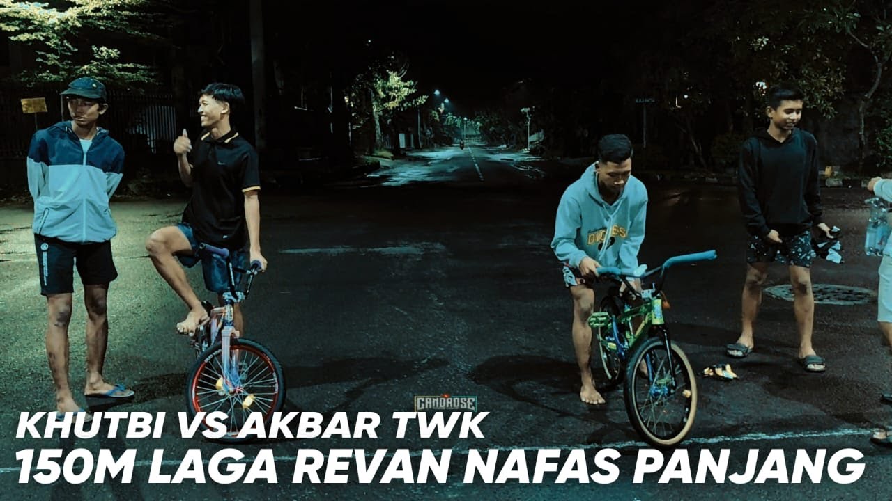 LAGA REVAN PART 3‼️Khutbi vs Akbar twk | Balap sepeda onthel Surabaya