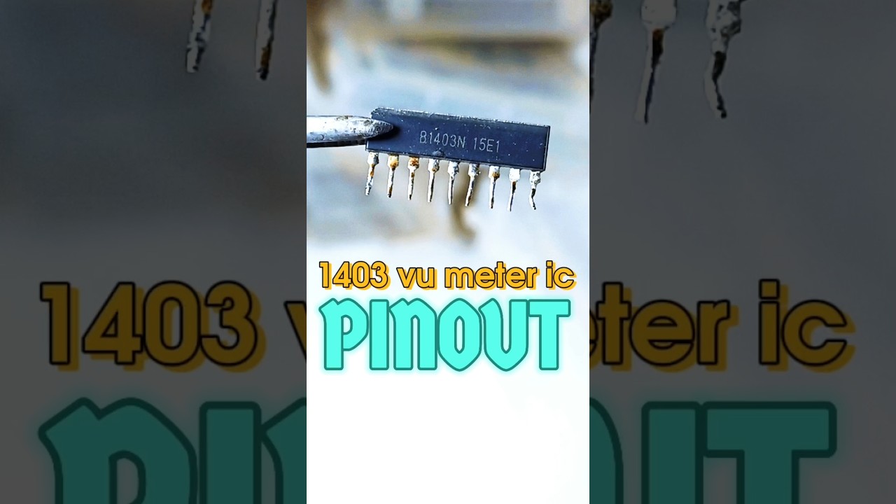 chmc1403 vu meter ic #ytshorts #shorts #pinout #electronic #diy #repair #experiment #innovation