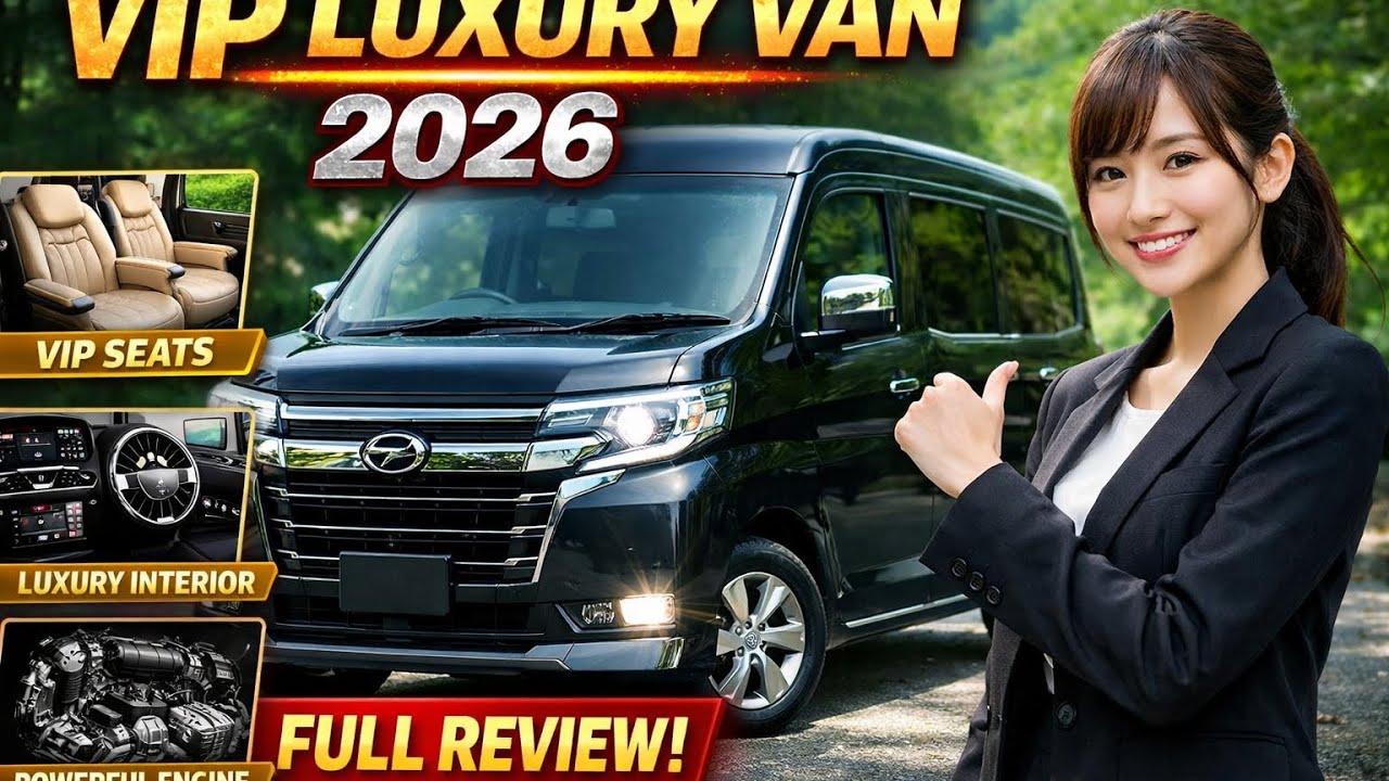 VIPラグジュアリーバン 2026 🔥 日本輸入モデル フルレビュー | 内装の驚きの機能紹介！
