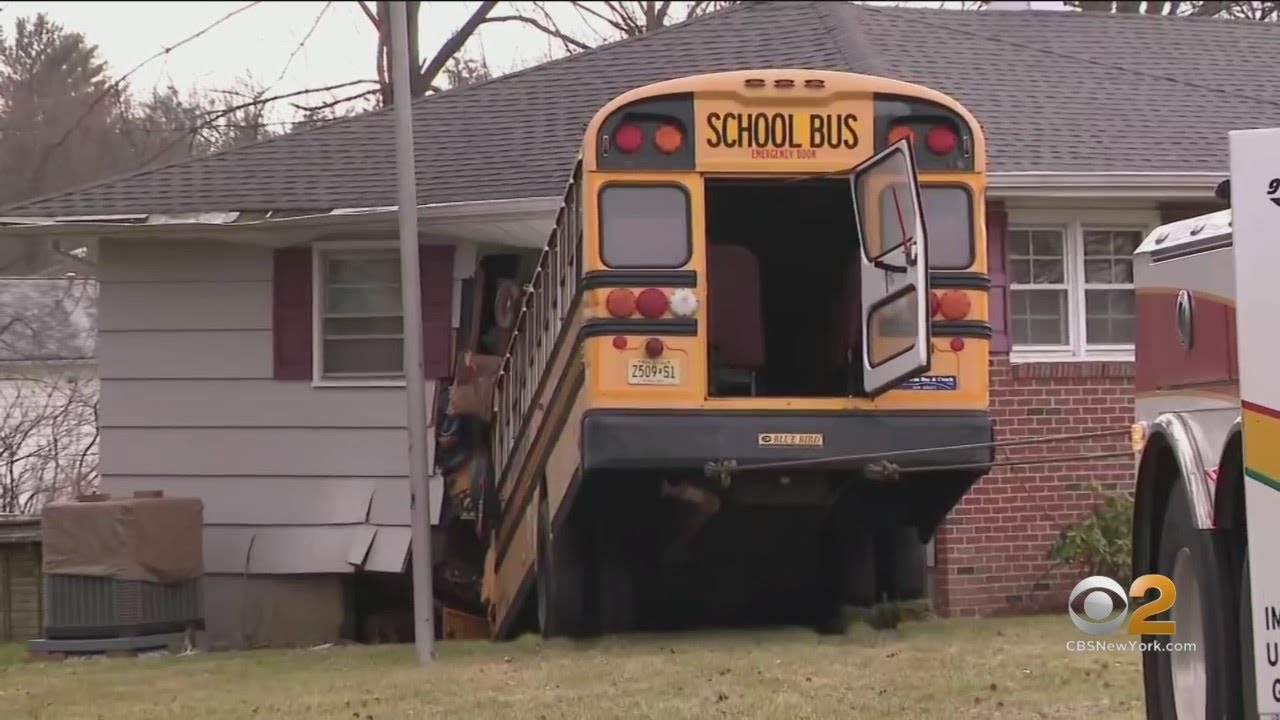 School bus driver charged with DUI after slamming into N.J. home