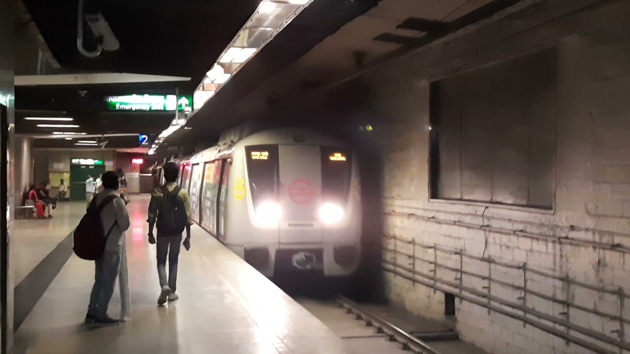 Delhi Metro || Saket Metro Station || Yellow Line