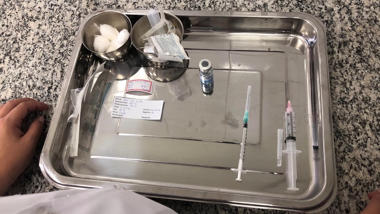 Técnica de Preparo e Administração de Medicamento por Via Intradérmica