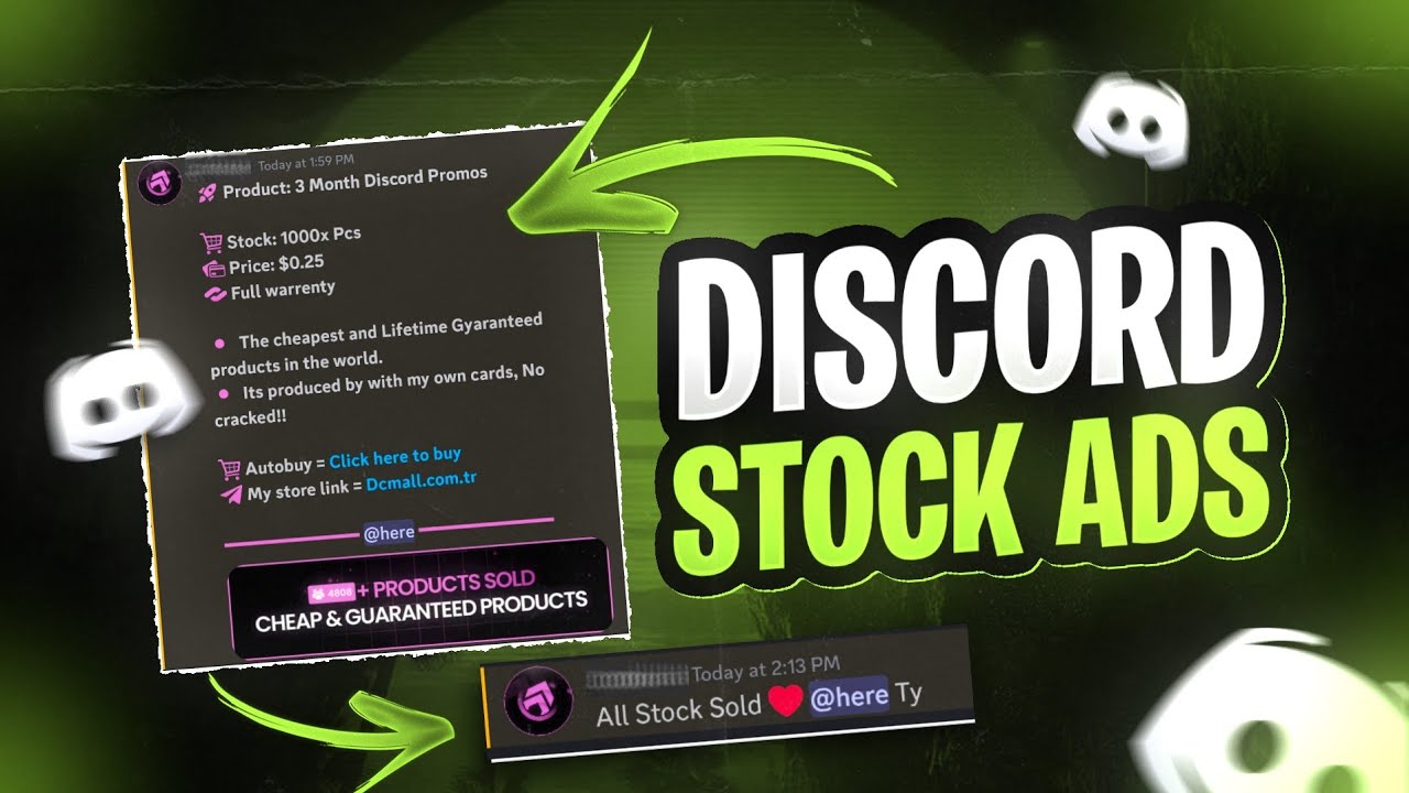 Discord Stock Advertisement Pack | By Genuine Graphics | Enhance your Discord Marketing
