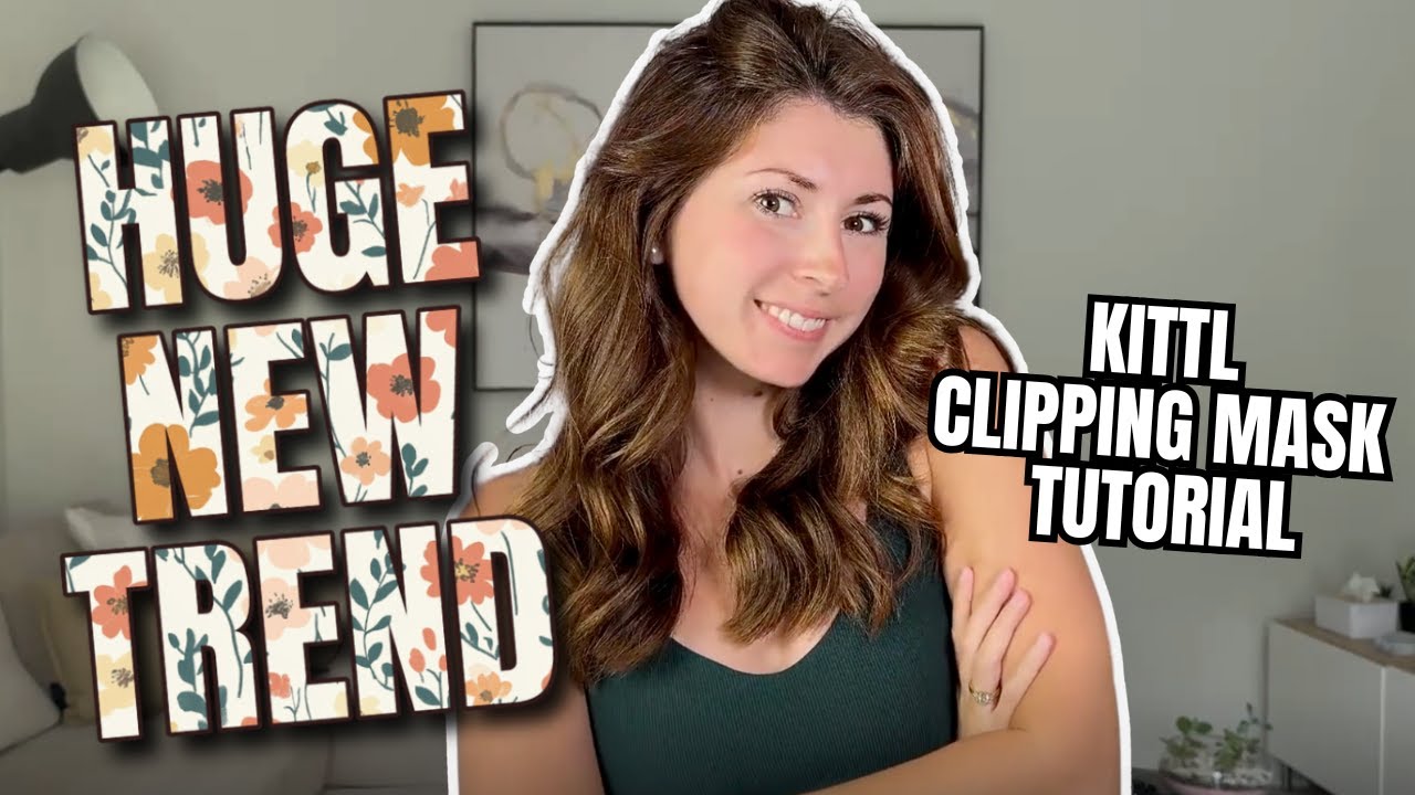 MASSIVE NEW TREND ALERT (How to make clipping masks with Kittl)
